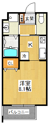 Grandjete売布の間取り写真