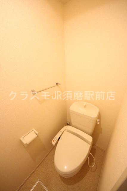 山陽電鉄本線 霞ケ丘駅 徒歩14分 2階建 築19年のトイレ写真