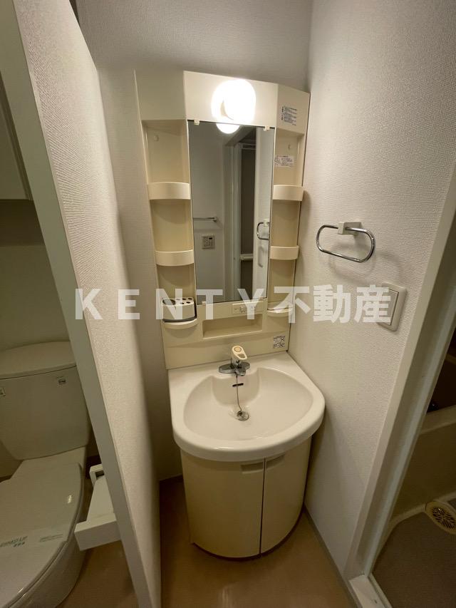 洗面設備　広い洗面スペース