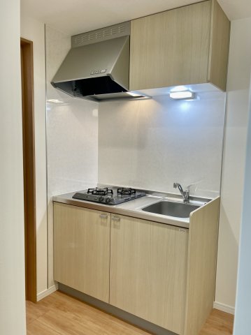 キッチン　205号室の写真です。