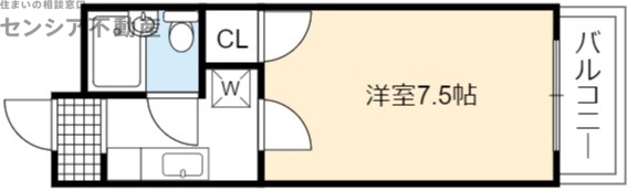 ノアーズアーク深江橋の間取り写真