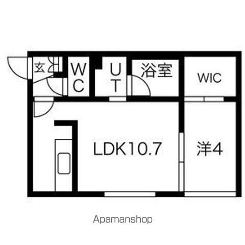 シャンテ南7条の間取り写真