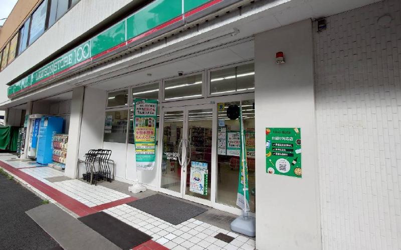 コンビニ　ローソンストア100立石6丁目店（コンビニ）まで140m