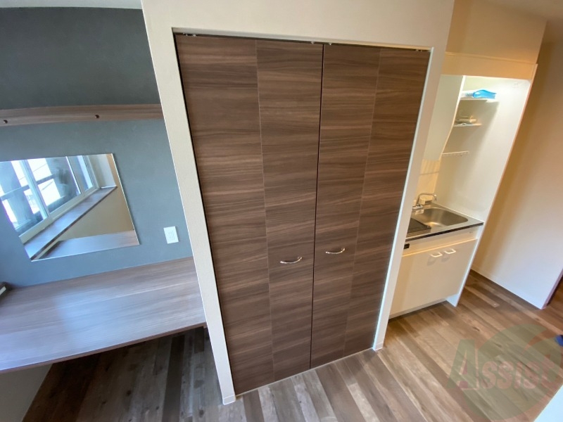 収納　収納もバッチリあるのでお部屋が片付きますよ