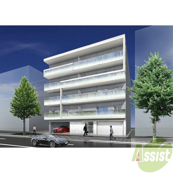 建物外観　外観予想パース　札幌市中央区「仮）Ｓ９Ｗ１５ＭＳＡ棟」