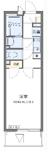 クレイノセジュール中原の間取り