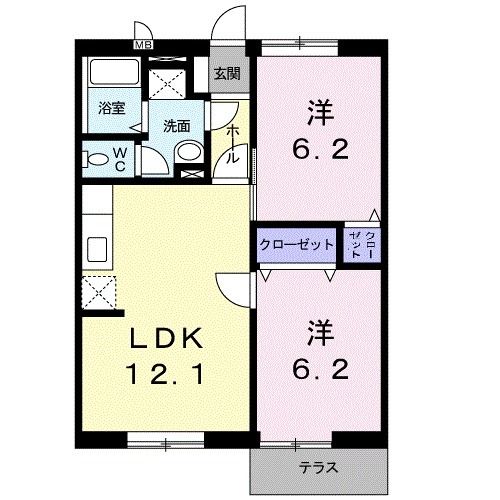 ランドマークの間取り