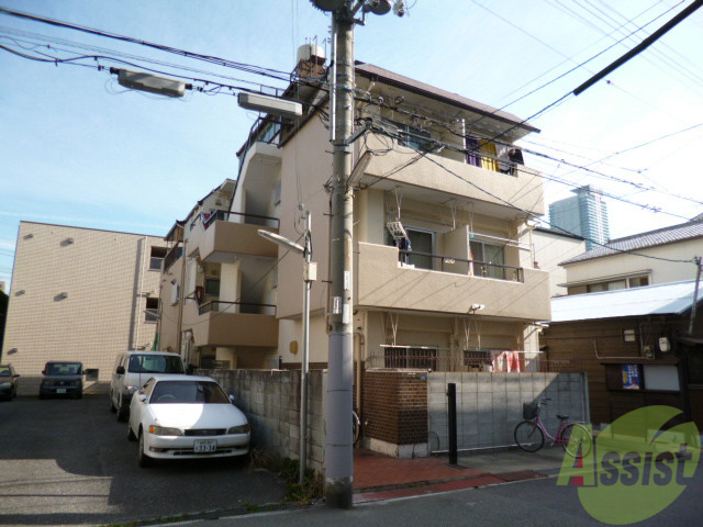 神戸市中央区若菜通のマンションの建物外観