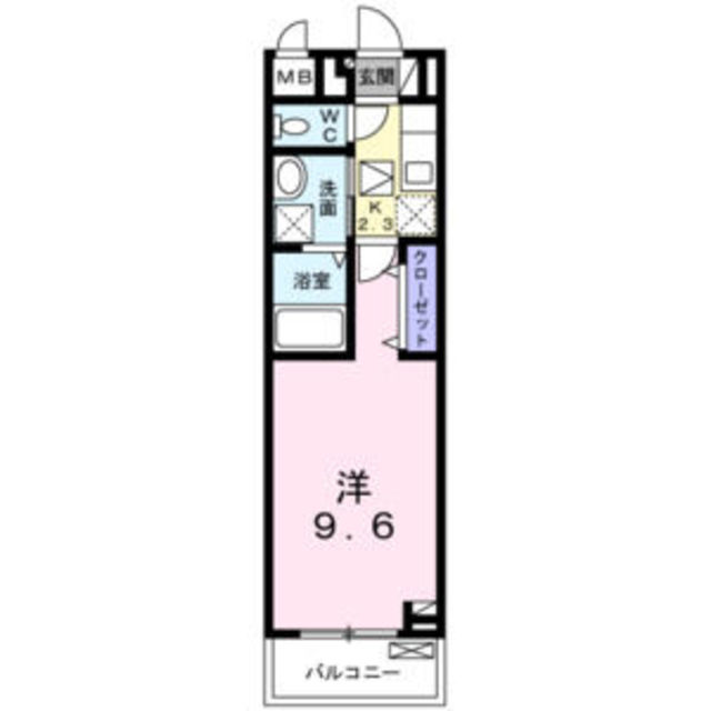 大東市深野のアパートの間取り