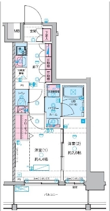 GENOVIA木場IIの間取り