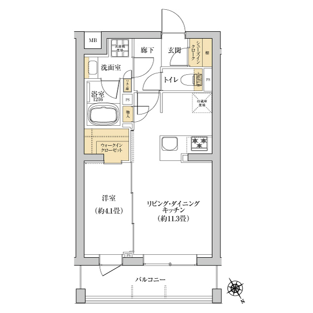 ＫＮＯＣＫＳゆめが丘の間取り