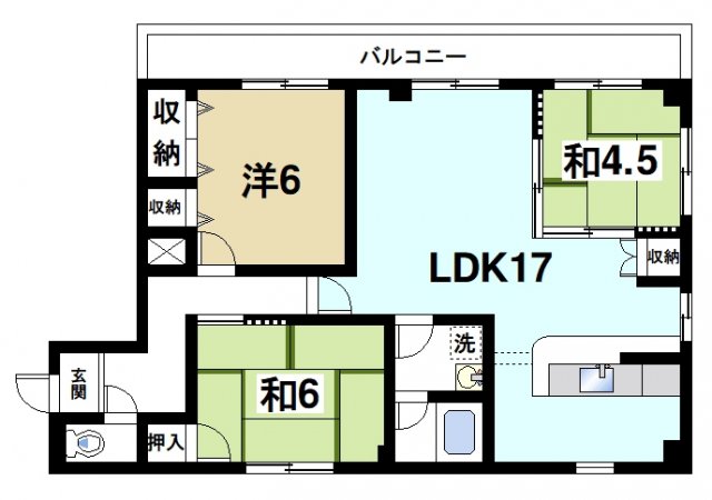 WEST　PADDYの間取り