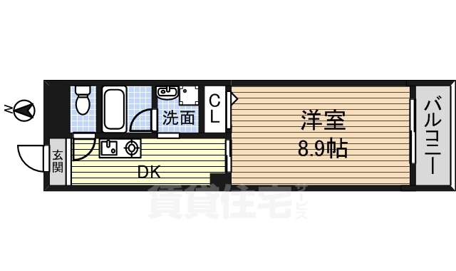 名古屋市中川区澄池町のマンションの間取り