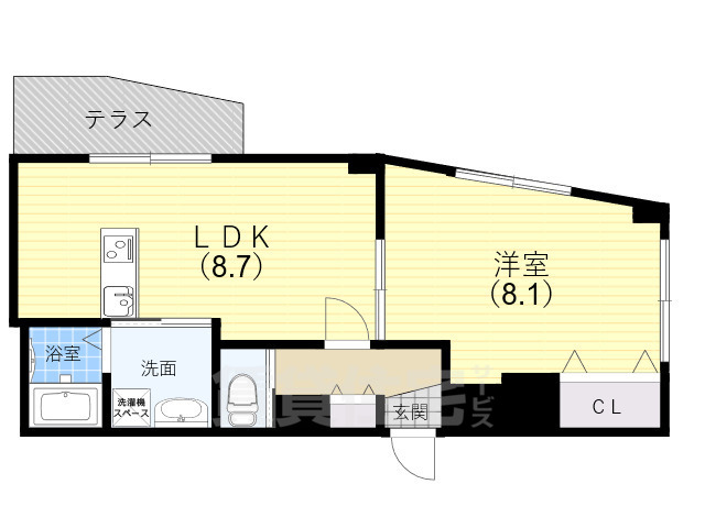 シロハイヌ文の里の間取り