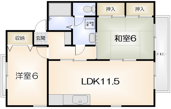 セジュール文化の森　Ｃの間取り