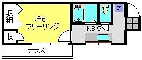 アバンス羽沢第2の間取り