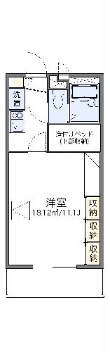 レオパレスＹ．Ｅ．Ｍの間取り