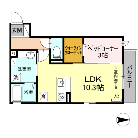 サンフェリーチェ海老名の間取り