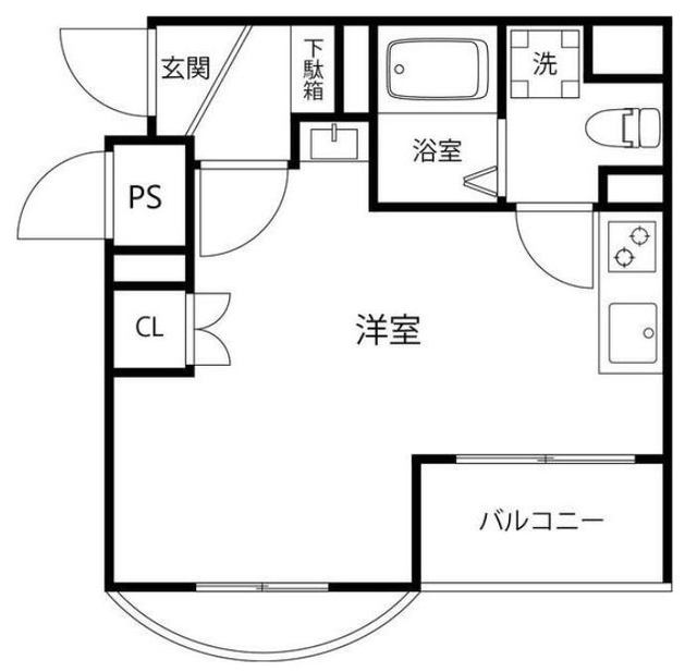 T’s　garden稲城の間取り