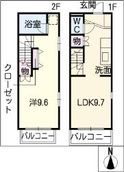 アドリアーノ長山の間取り