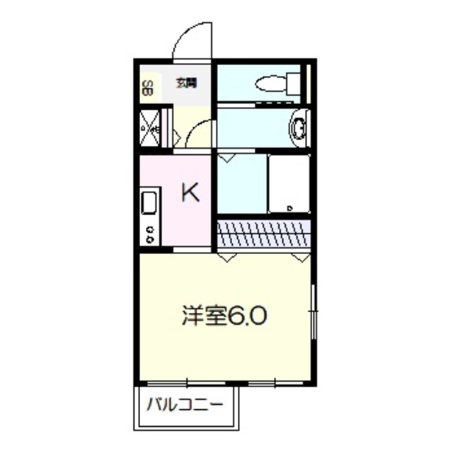 美章園メゾン寿の間取り