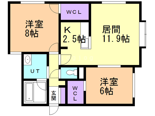 Ｆｏｒｅｓｔ　Ｃｏｒｒｉｄｏｒ　Ａの間取り