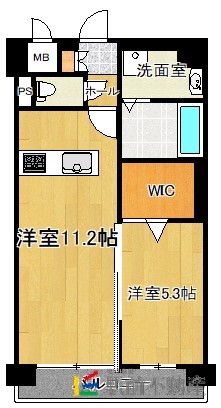 ブランシェ駅南の間取り