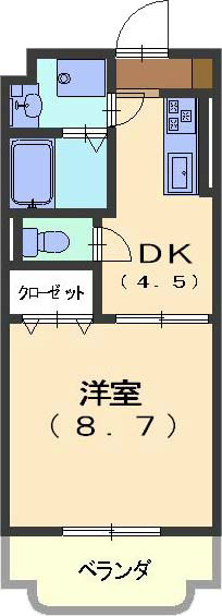 クラスト勝川の間取り