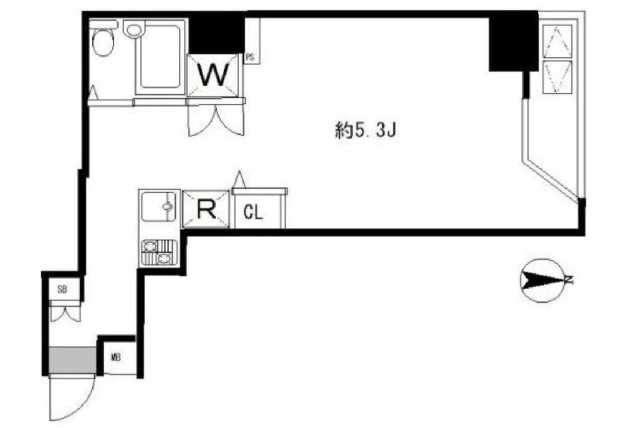 墨田区両国のマンションの間取り