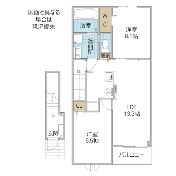 ベル フルール Iの間取り