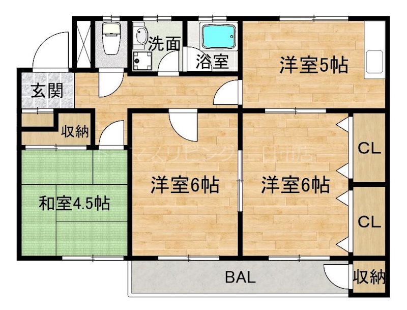 井上マンションの間取り