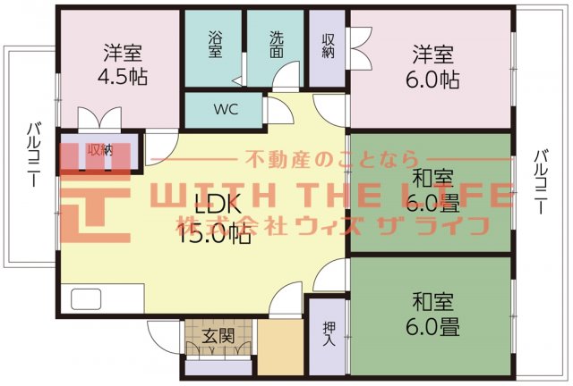 【古賀第2ビルの間取り】