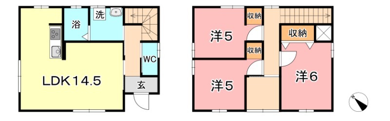 【ヴィラージュIII　Dの間取り】