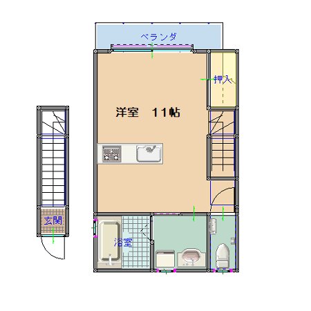 ルクア近見の間取り