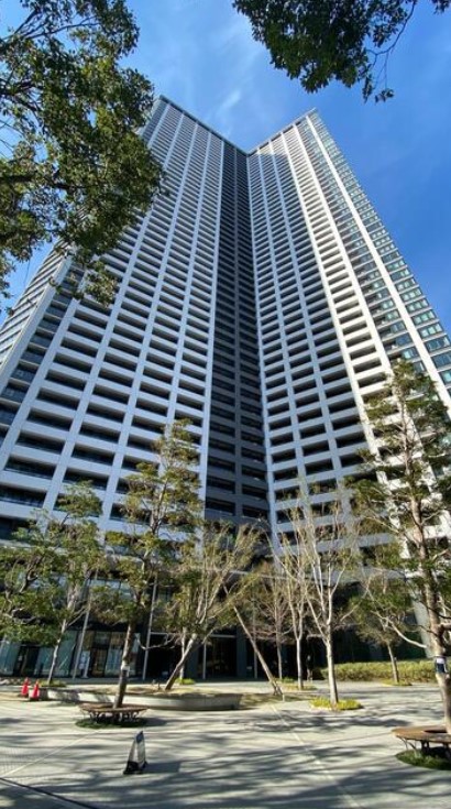 【中央区勝どきのマンションの建物外観】