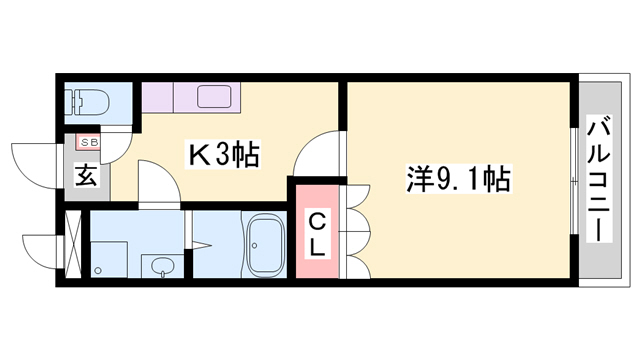 メルヴェールの間取り