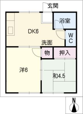 高砂ハイツの間取り