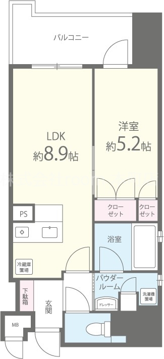 セイワパレス大手前西の間取り