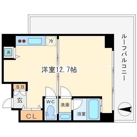 アーバンスタイル心斎橋の間取り