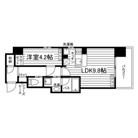 S-FORT 二条城前の間取り