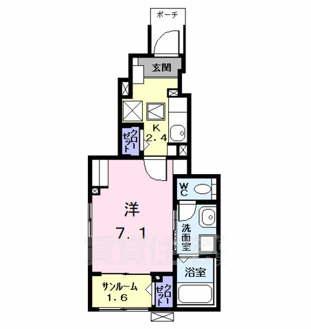 アヴェニールの間取り