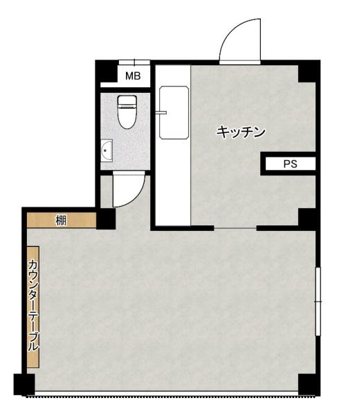 四條畷市砂のマンションの間取り