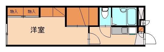 宗像市稲元のアパートの間取り