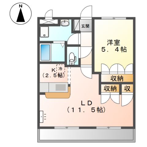 サクラ Ｇ・Ｍハイツの間取り