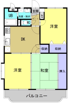 コンフォート松田の間取り