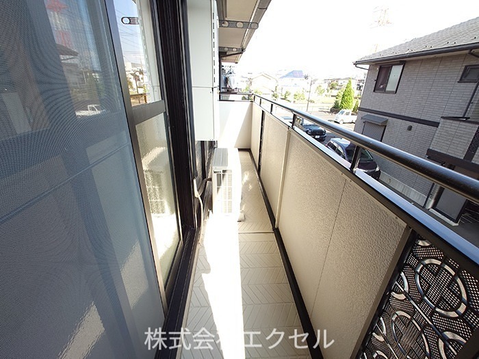 バルコニー　南向きです。