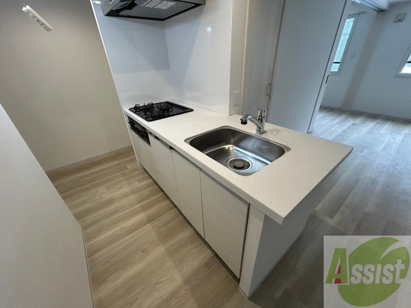 キッチン　システムキッチンなので、すぐお料理に使えます！