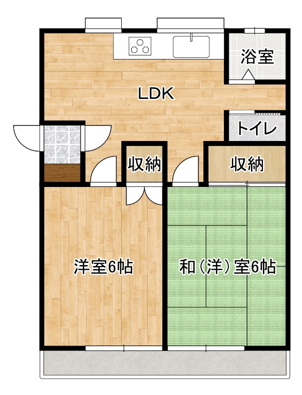 サンハイツの間取り