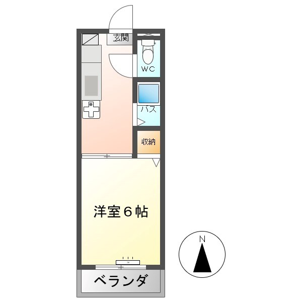 【東御市滋野のアパートの間取り】