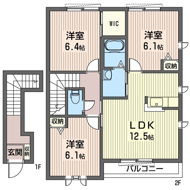 シャルマンDの間取り